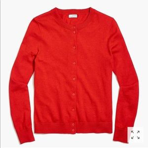 J.Crew Cotton Caryn Sweater Cardigan NWOT Medium